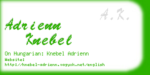 adrienn knebel business card